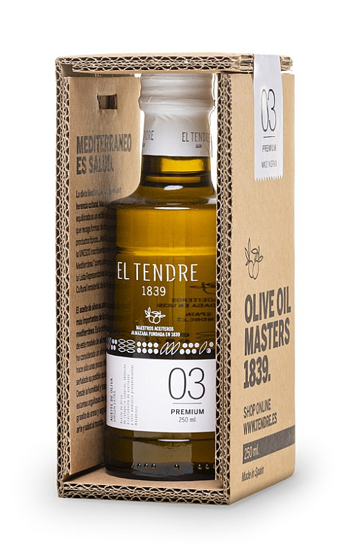 Extra panenský olivový olej EL TENDRE - Premium - 250 ml